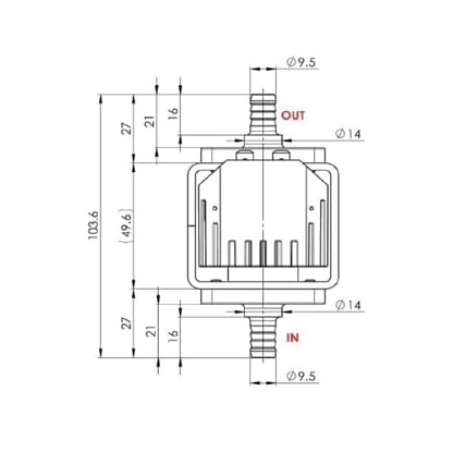 2x Original Pumpe Gotec für Kärcher Puzzi 100 200 8/1 10/1 10/2 Waschsauger Pomp6