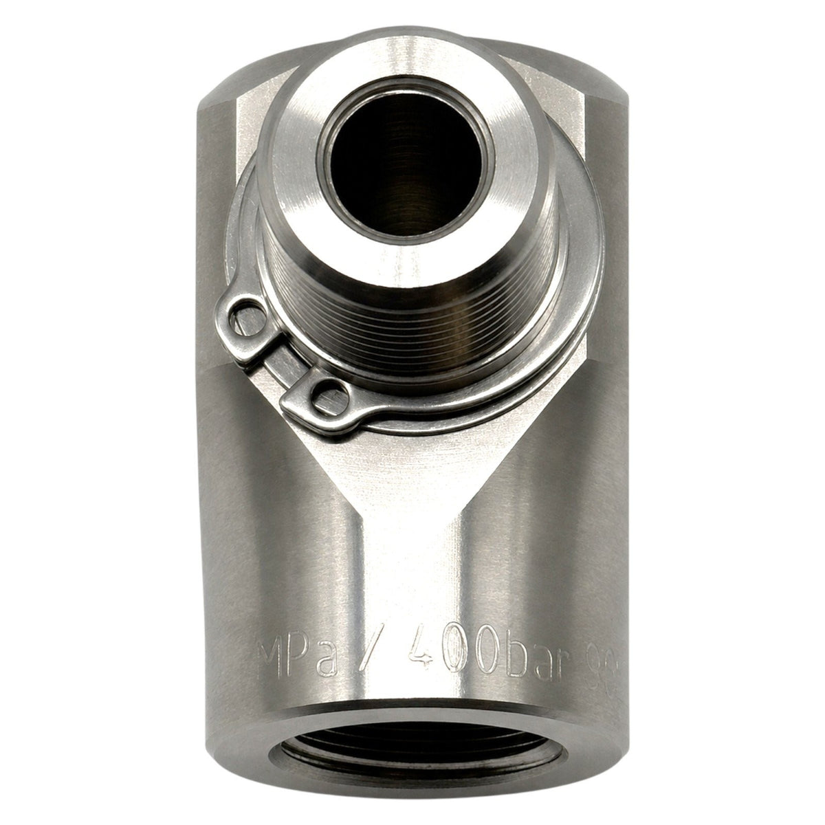 Hochdruck 360° Drehgelenk Edelstahl 3/8 Zoll IG AG Winkelstück 400 Bar 90°C3