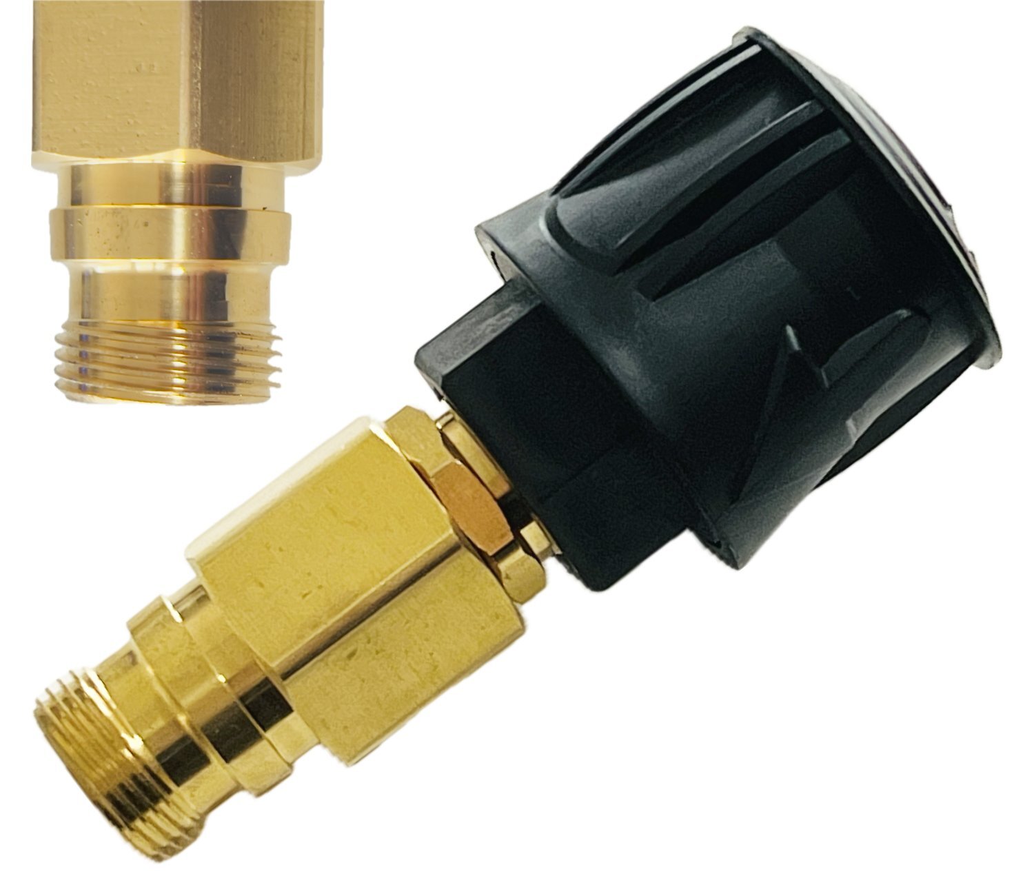 Schlauchadapter Schnellkupplung Kärcher Quick Click Connect auf TR22 AG Adapter2