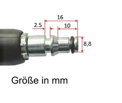 10m Hochdruckschlauch für Black & Decker HD Reiniger Quick Connect + Adapter M224