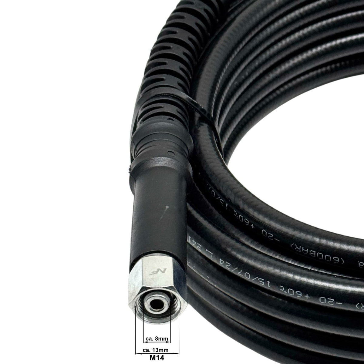 8m Hochdruckschlauch M22 x1,5 IG 14mm/15mm Dorn auf M14 x1,5 IG Ersatzschlauch3