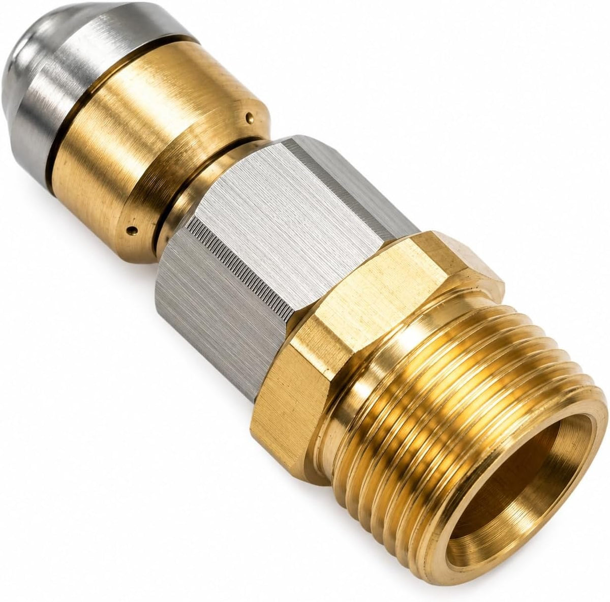 Rohrreinigungsdüse rotierend M22 x1,5 AG für Kärcher & Kränzle Hochdruckreiniger0