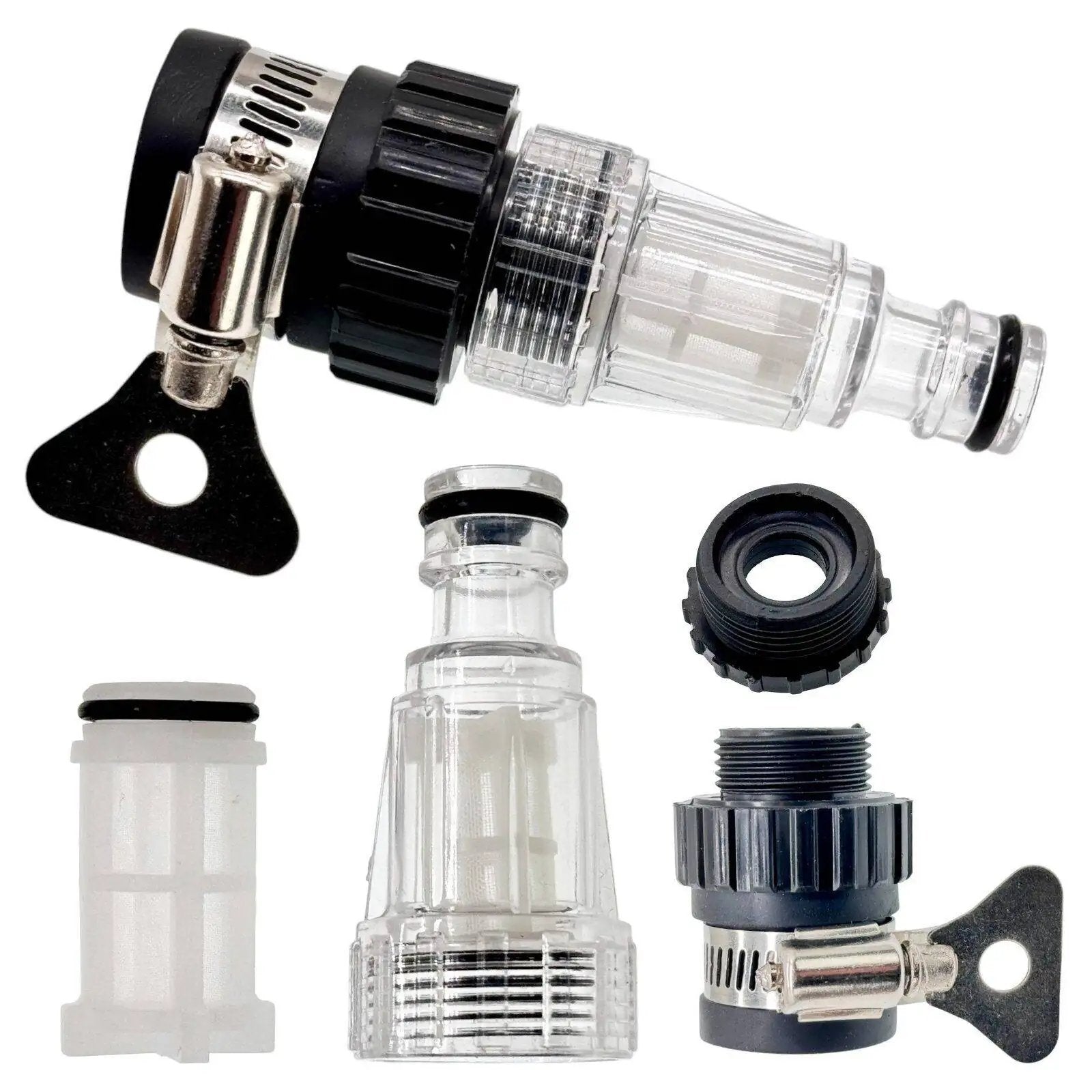 Wasserfilter klein Set 3/4" Gartenschlauch Vorfilter Wasserhahn Schnelladapter - wasserfilter-klein-set-3-4-gartenschlauch-vorfilter-wasserhahn-schnelladapter von M&M Smartek®