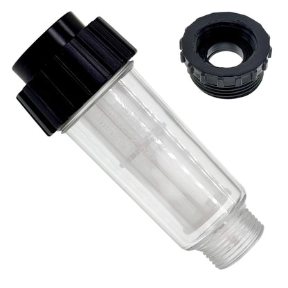 Wasserfilter Wasserhahnanschluss Hochdruckreiniger 3/4 inkl Reduzierung 1/2 Zoll0