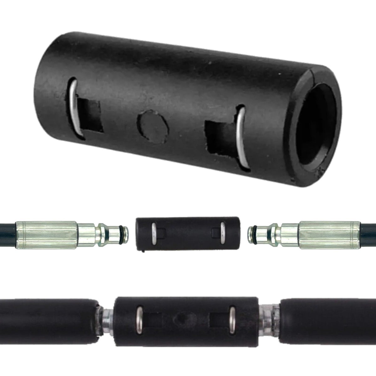 Hochdruck Schlauchverbinder für Parkside Lavor Black & Decker Kupplung Verbinder0