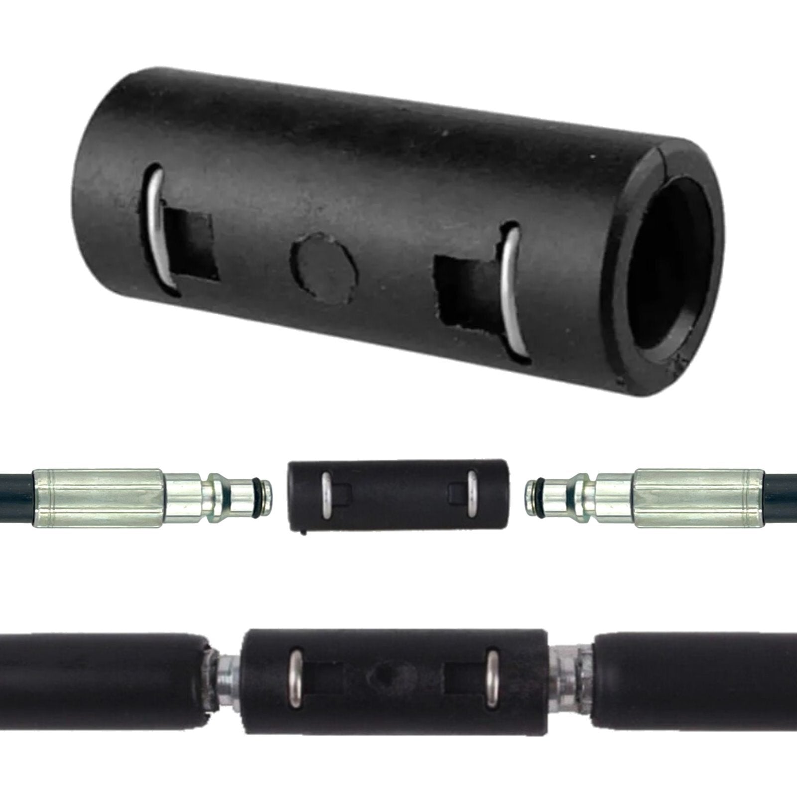 Hochdruck Schlauchverbinder für Parkside Lavor Black & Decker Kupplung Verbinder0