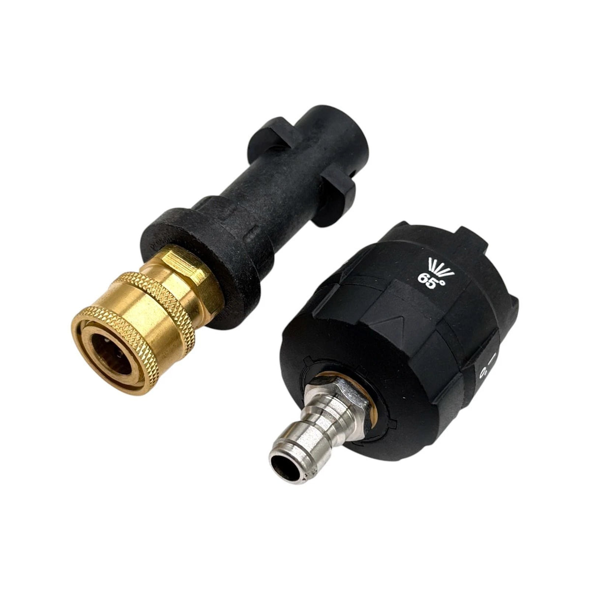 5 in 1 Turbo Düse mit 1/4" & Bajonett Adapter für Kärcher Druckwaschdüse Pistole8