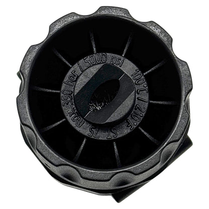 Profi Schaumdüse ST 75 1/4" IG Kunststoff 350 bar 100°C Hochdruck schwarz3
