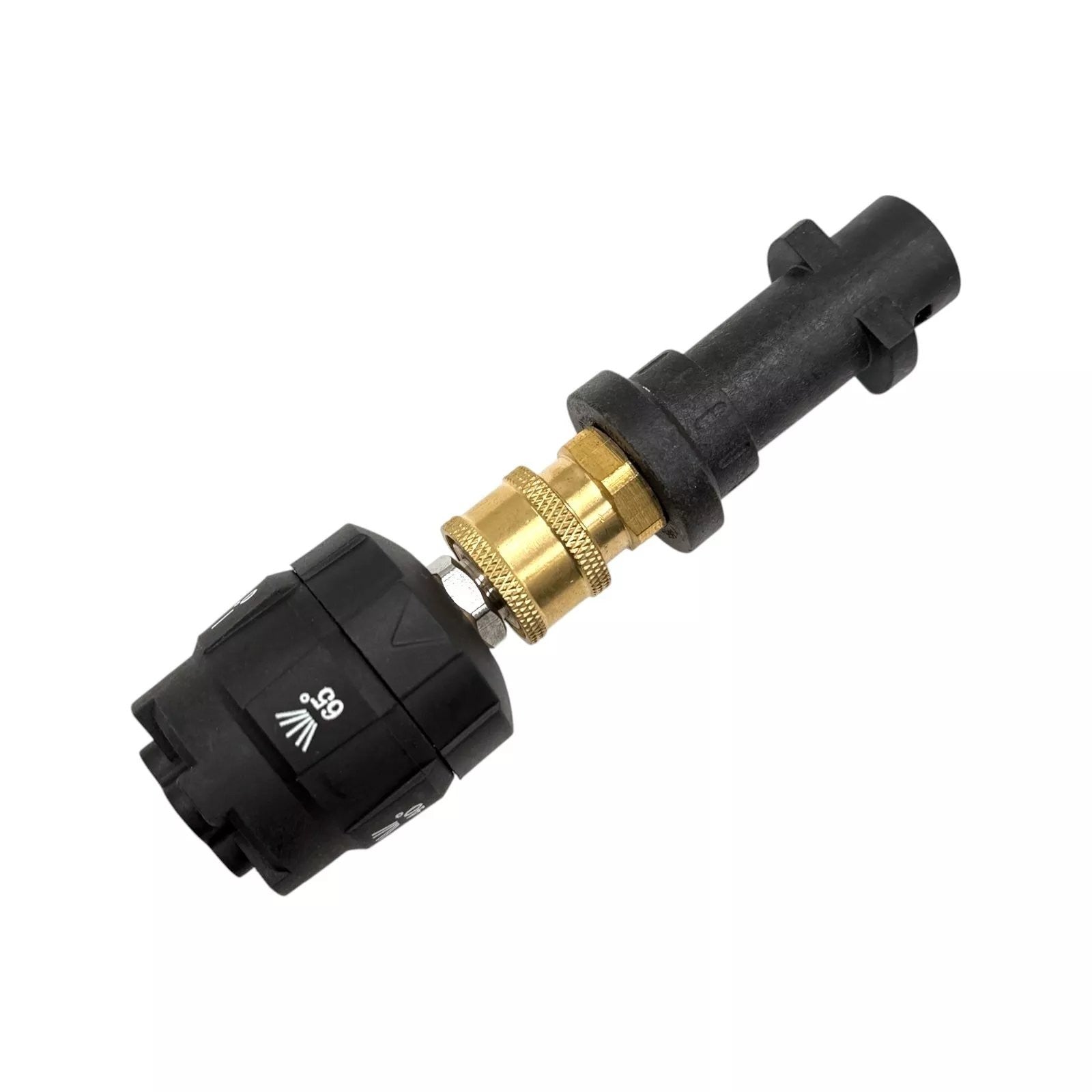 5 in 1 Turbo Düse mit 1/4" & Bajonett Adapter für Kärcher Druckwaschdüse Pistole12