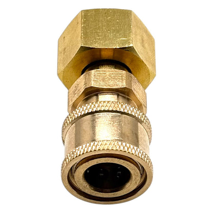 Hochdruck Adapter für HD Reiniger M18 x1,5 IG auf 1/4" Schnellkupplung Buchse4