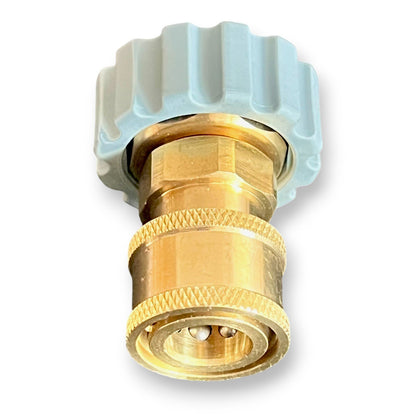 Hochdruckreiniger Schnellkupplung 1/4" zu M21 x1,5 IG Verbinder Adapter Kupplung5