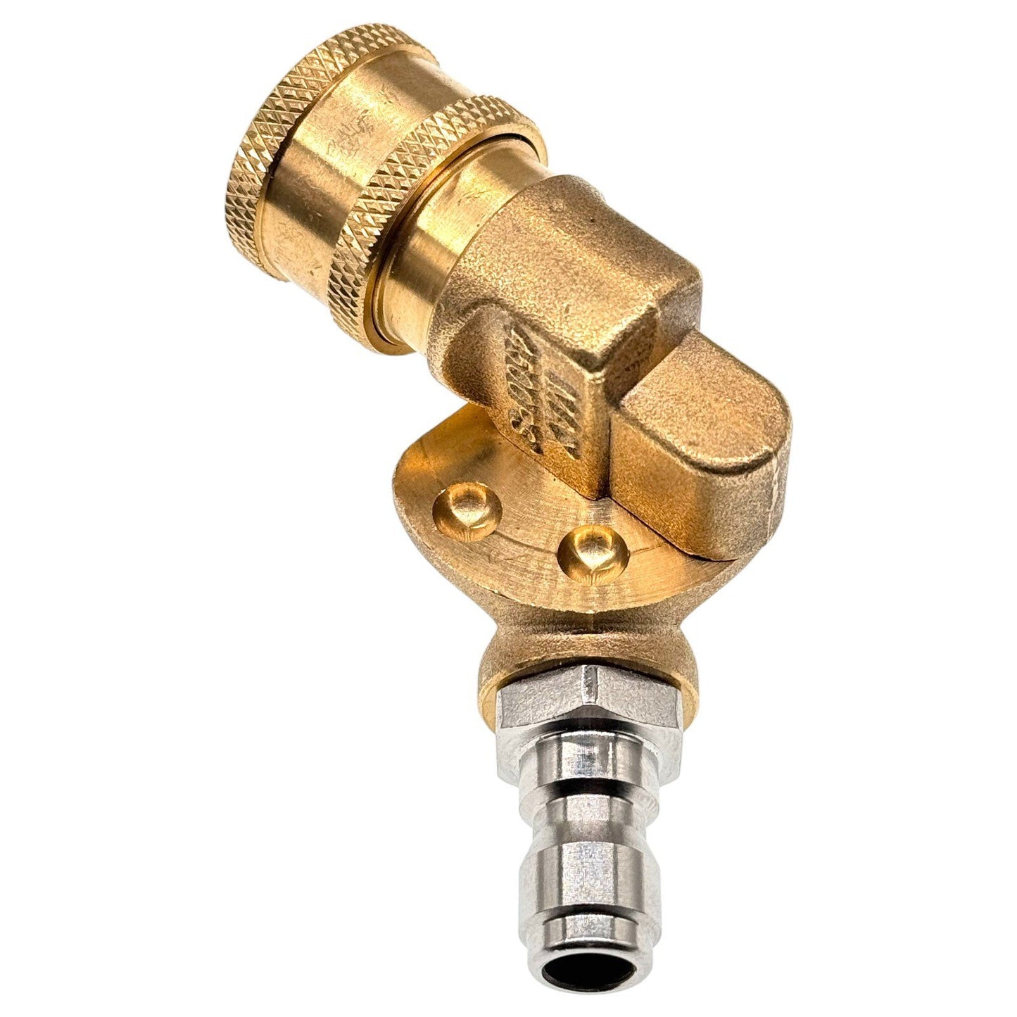1/4" Schnellkupplung Schwenkkupplung Drehbar 180° Messing 4500 PSI HD Kupplung8