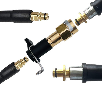 Hochdruck Schlauchadapter für Kärcher 10mm Stecknippel auf Kärcher Quick Connect0