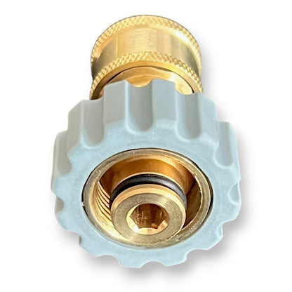 Hochdruckreiniger Schnellkupplung 1/4" zu M21 x1,5 IG Verbinder Adapter Kupplung3
