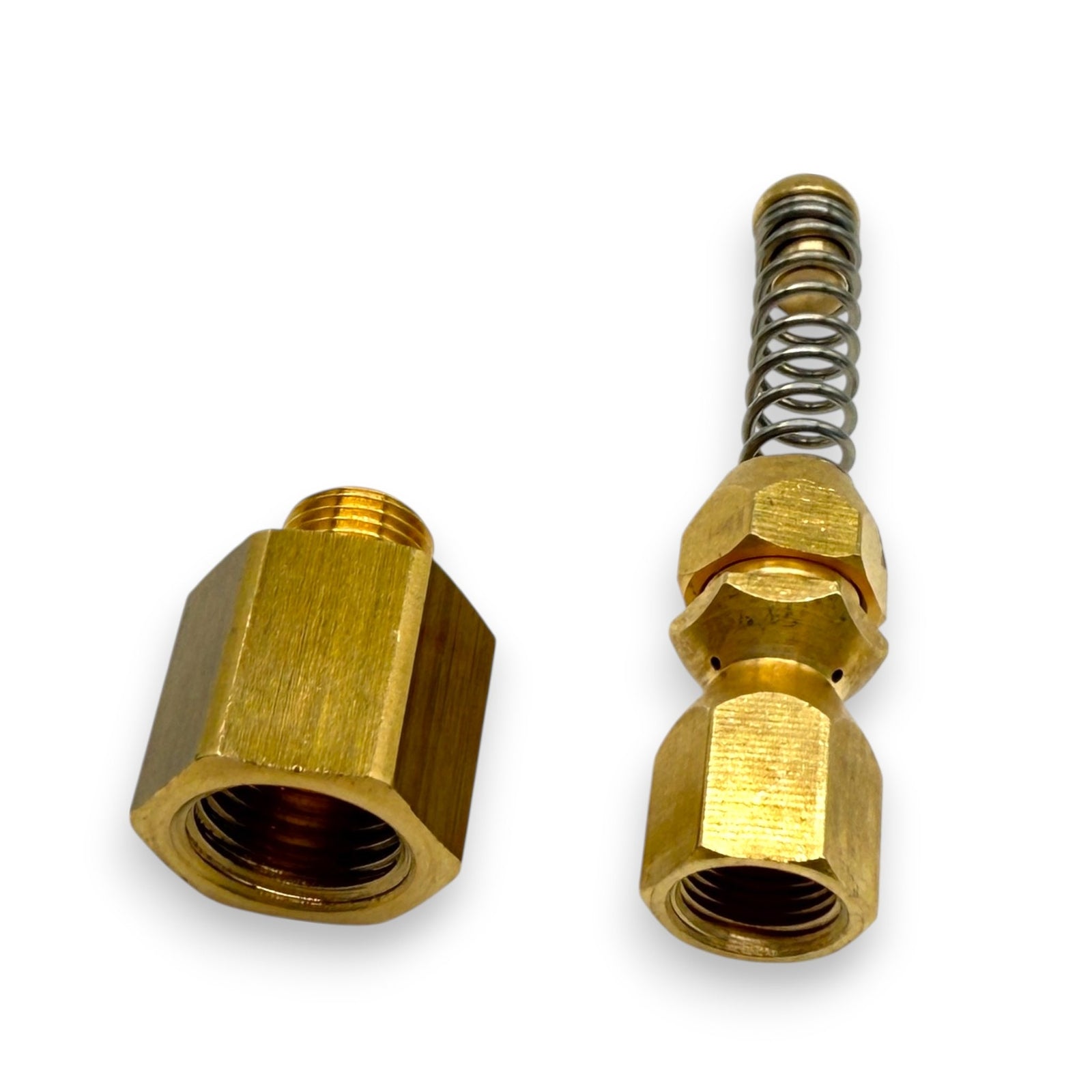 Rohrreinigungsdüse für Kärcher Kränzle 1/8" & 1/4" IG Spiral Spiraldüse Feder5