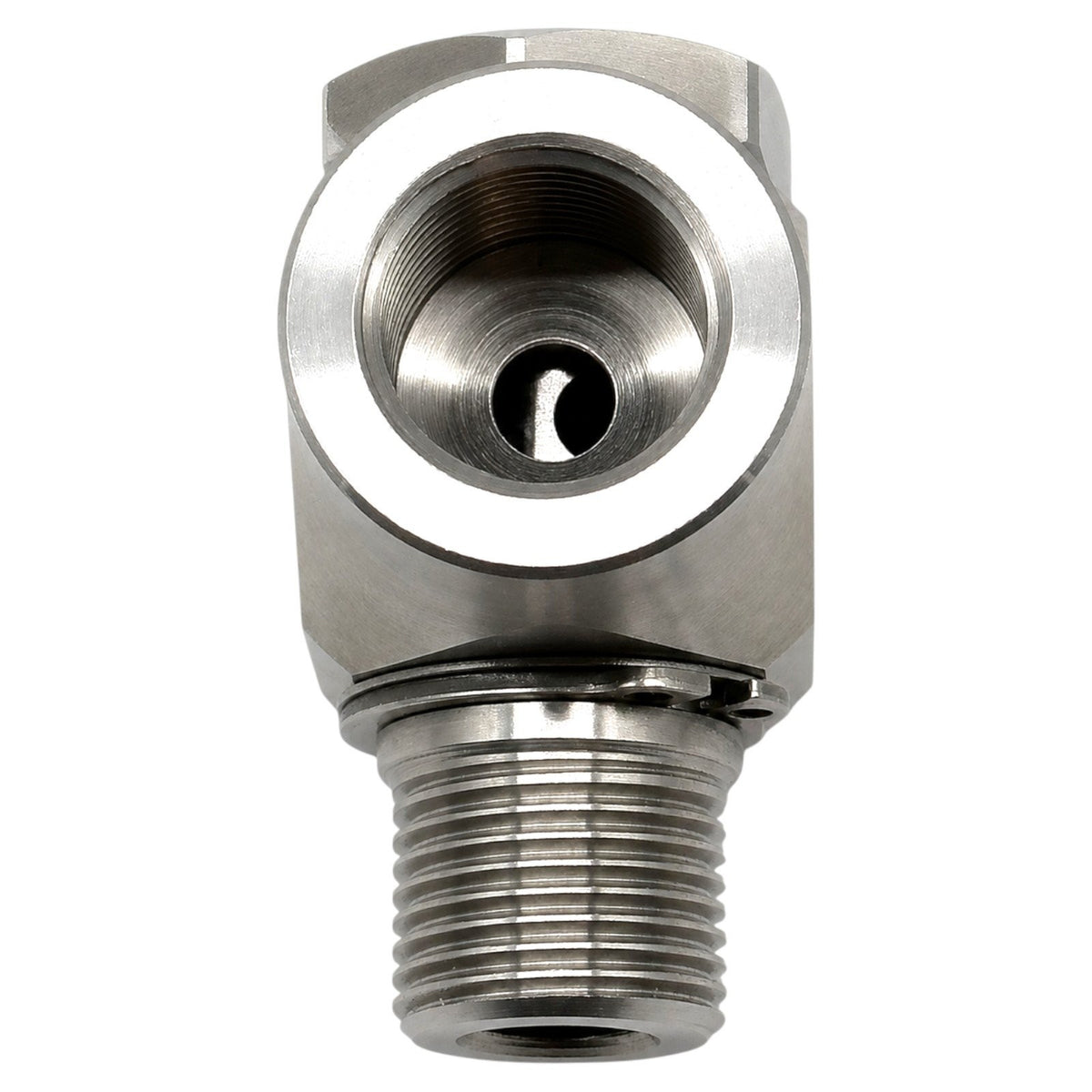 Hochdruck 360° Drehgelenk Edelstahl 3/8 Zoll IG AG Winkelstück 400 Bar 90°C4