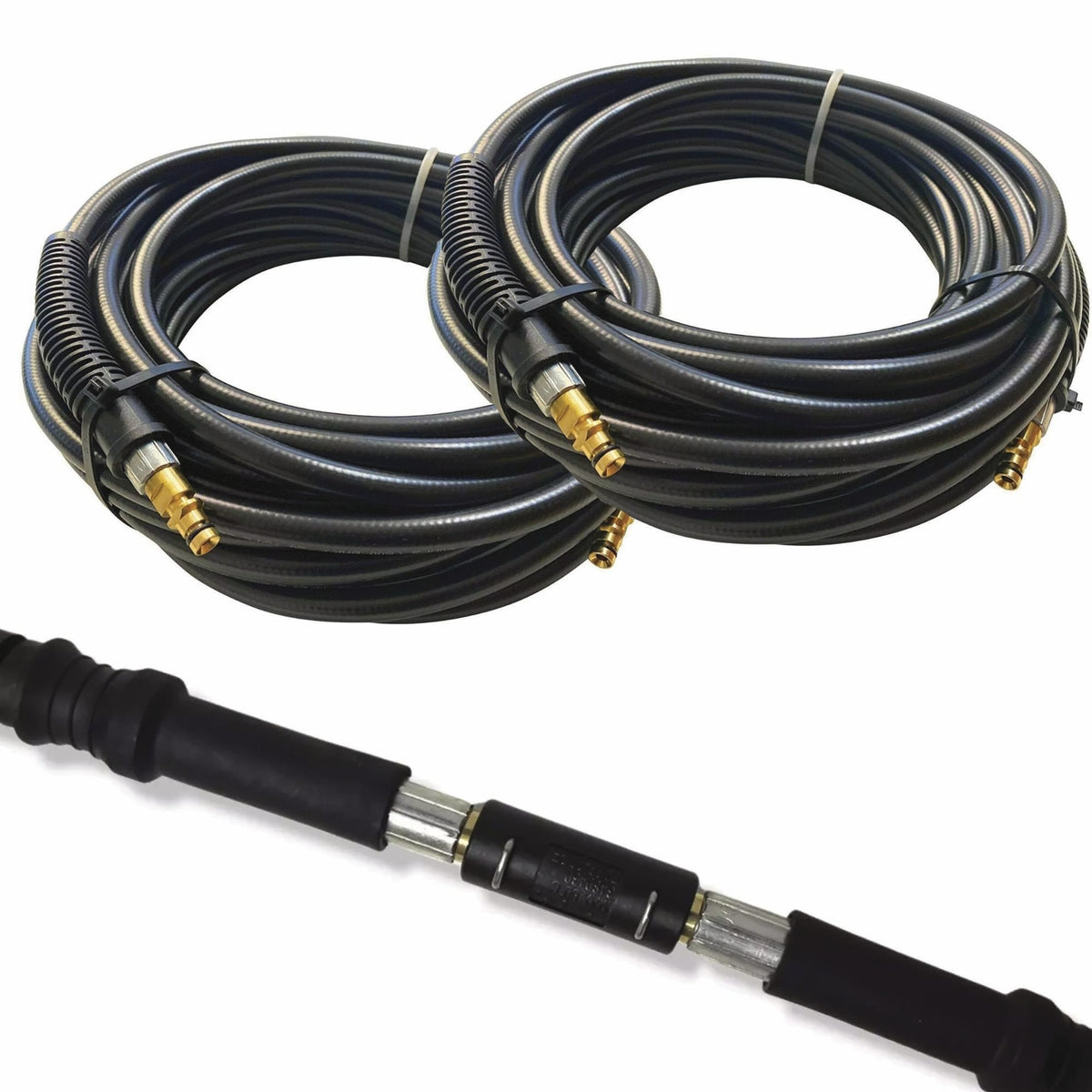 2x 8m Hochdruckschlauch für Kärcher K2 K7 wie 2.641 721.0 + Adapter Verlängerung0
