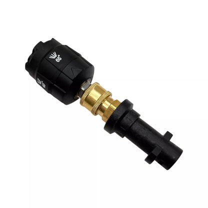 5 in 1 Turbo Düse mit 1/4" & Bajonett Adapter für Kärcher Druckwaschdüse Pistole9