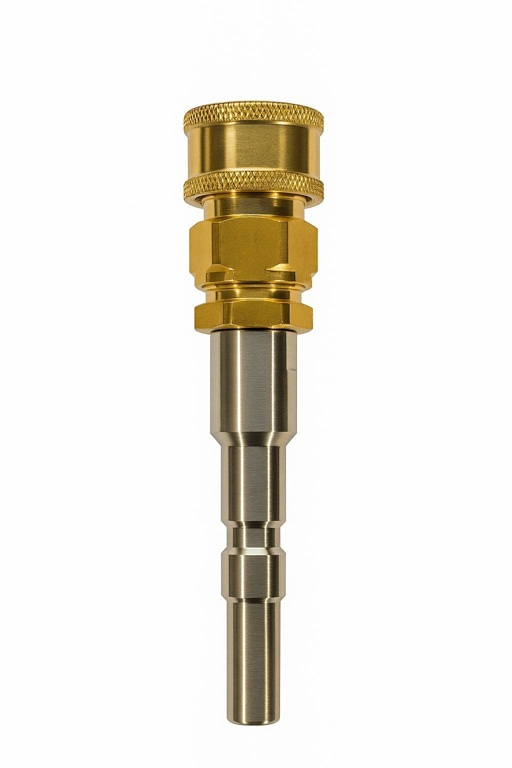 Adapter für Kränzle D12 auf 3/8" IG Schnellkupplung Edelstahl Messing 250 Bar1