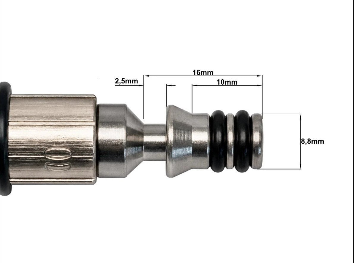 Adapter für Nilfisk Premium 190 P160.2 Trommel auf Parkside Quick Connect1