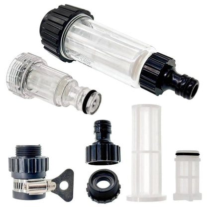 2x Wasserfilter Set 3/4 Zoll Gartenschlauch Wasserhahn Vorfilter Schnelladapter - 2x-wasserfilter-set-3-4-zoll-gartenschlauch-wasserhahn-vorfilter-schnelladapter von M&M Smartek®