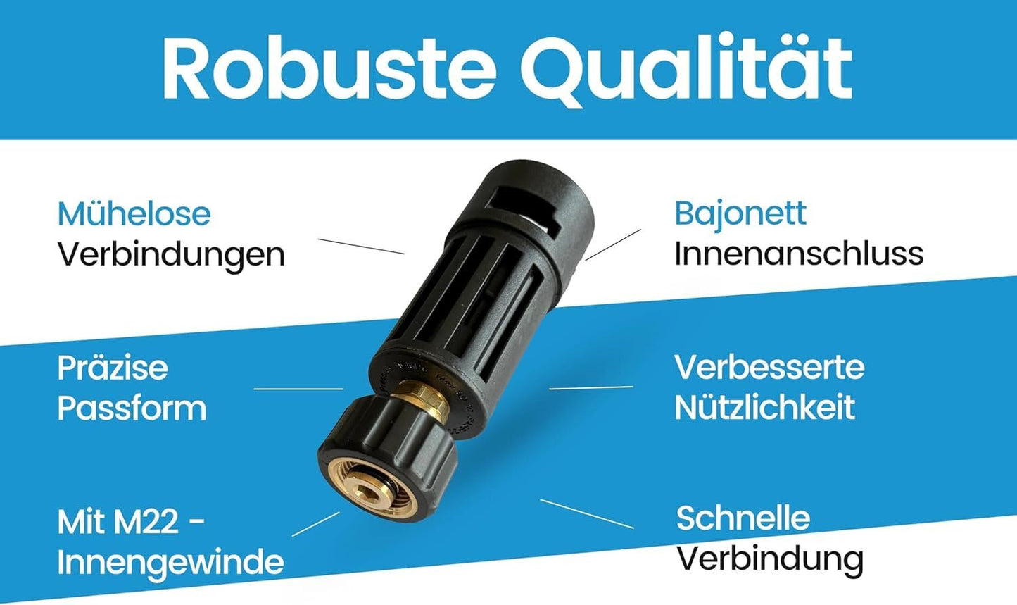 Adapter für Kärcher Bajonett IG   M22 IG Hobby Zubehör auf Profi Hochdruck5