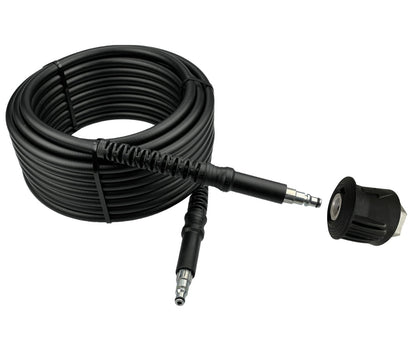 15m Hochdruckschlauch für Black & Decker HD Reiniger Quick Connect + Adapter M220