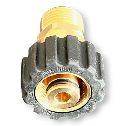 Kupplung Adapter M22 x1,5 IG auf 1/2" Zoll AG für Hochdruckreiniger Verbinder3