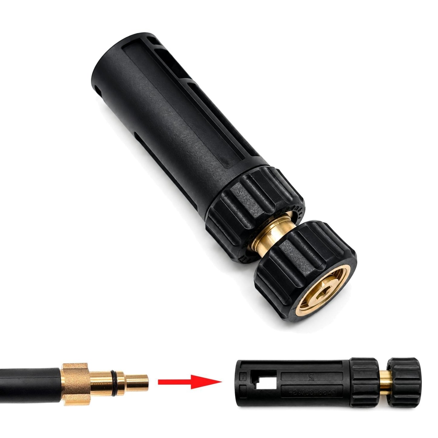 Bajonett Female Adapter Lavor Parkside Ferrex auf M22x1,5 IG Hochdruckreiniger0