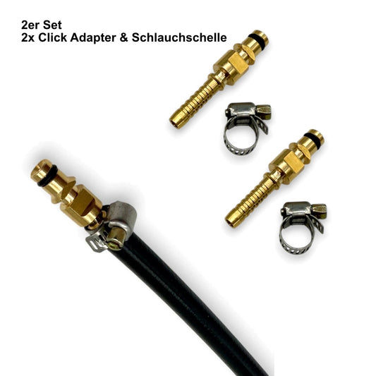 2er Set Hochdruck Schlauch Reparatur Set Quick Connect passend für Kärcher K2–K70