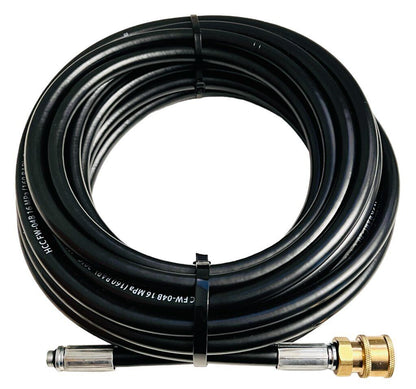 Rohrreinigungsschlauch 1/4" Schnellkupplung für Kärcher Kränzle etc. + 2x Düsen