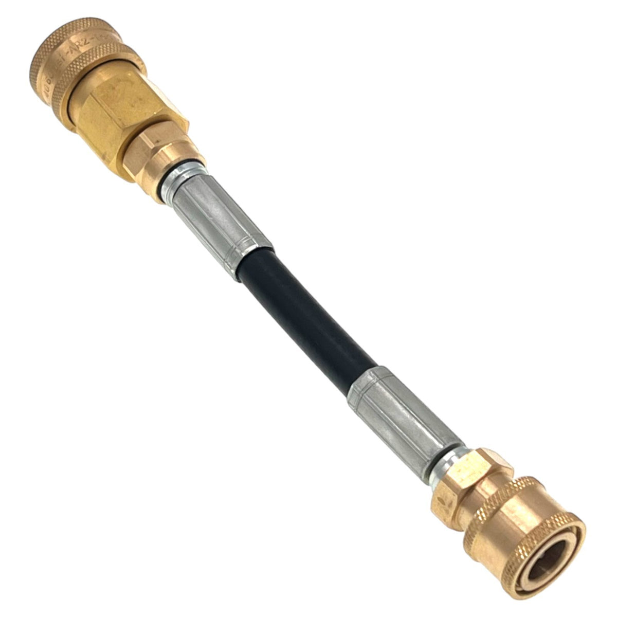 Hochdruckadapter Schnellkupplung Female 1/4" auf 3/8" Verbinder ca. 20cm lang2