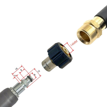 M22 Drehadapter Adapter Click für Nilfisk, STIHL Hochdruckreiniger Kupplung2