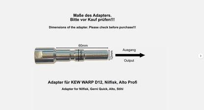 Rotordüse Dreckfräse für Kränzle D12 207bar Hochdruckreiniger Schnellanschluss2