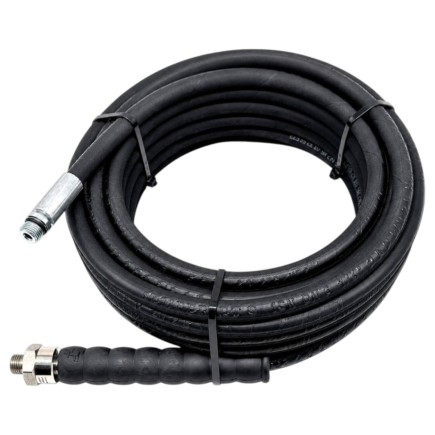 Rohrreinigungsschlauch 10m 220bar 1/4" AG drehbar + M22x1,5 Adapter + 3 Düsen12