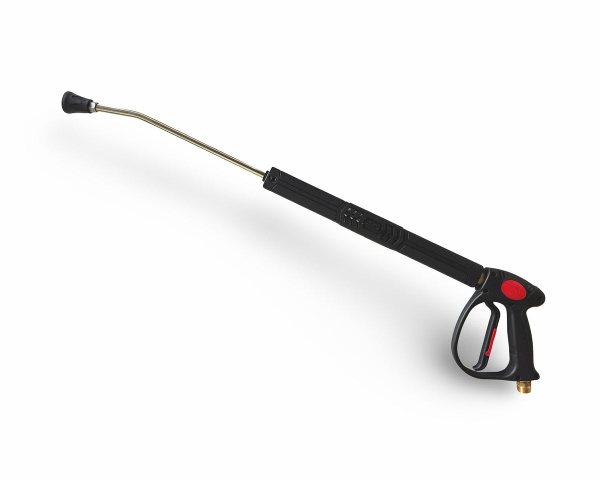 Hochdruckreinigungs Set: Pistole, Düsenschutz, Spritzdüse, gebogen Lanze 90cm0