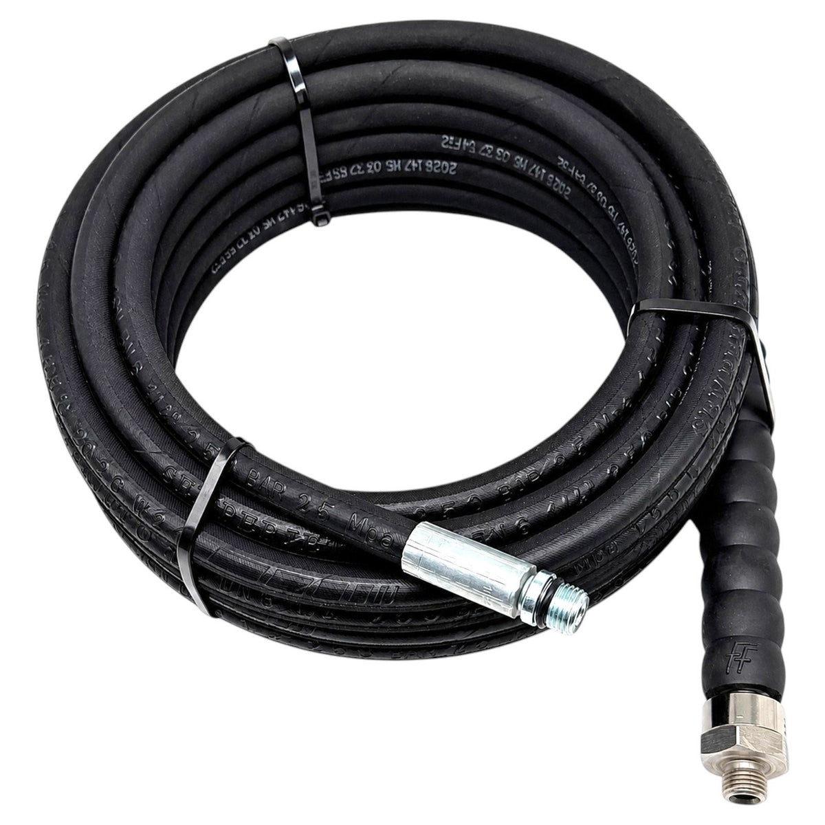 Rohrreinigungsschlauch 10m 220bar 1/4" AG drehbar + M22x1,5 Adapter + 3 Düsen11