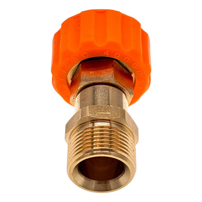 2 teilig Hochdruck Adapter TR22 IG Easy!Lock auf M22 AG Messing für Kärcher HD7