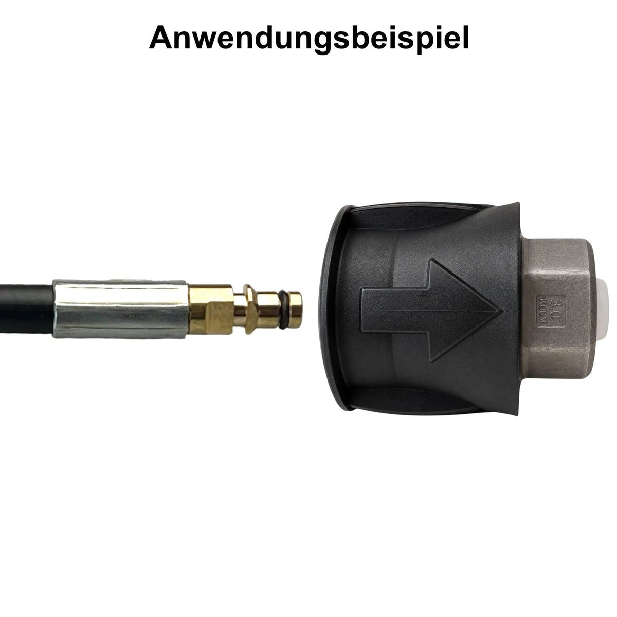Adapter für Nilfisk Premium 190 P160.2 Trommel auf Kärcher Quick Connect K2 K71