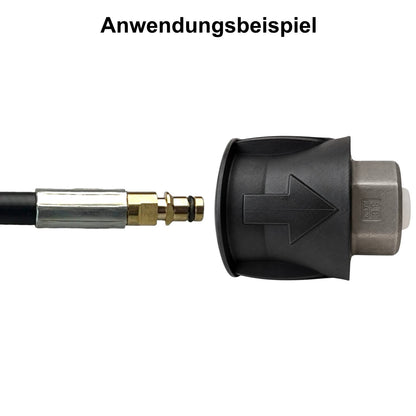 Adapter für Nilfisk Premium 190 P160.2 Trommel auf Kärcher Quick Connect K2 K71