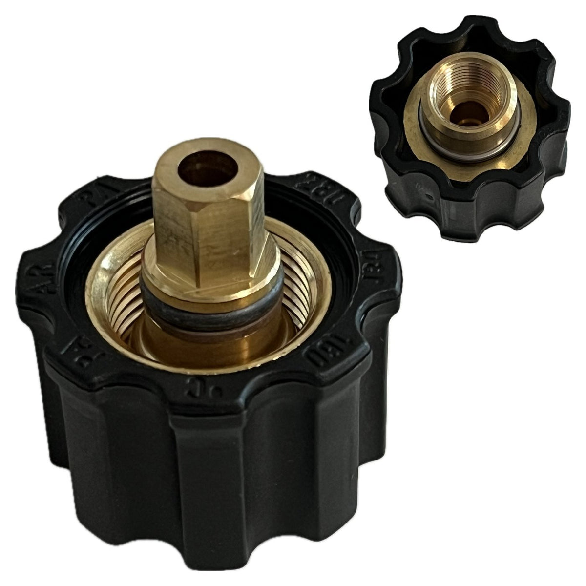 Adapter M22 x 1,5 IG auf 1/4" IG für Kränzle Hochdruckreiniger 10mm Innen 6 Kant0
