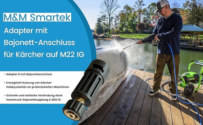 Adapter für Kärcher Bajonett IG   M22 IG Hobby Zubehör auf Profi Hochdruck10