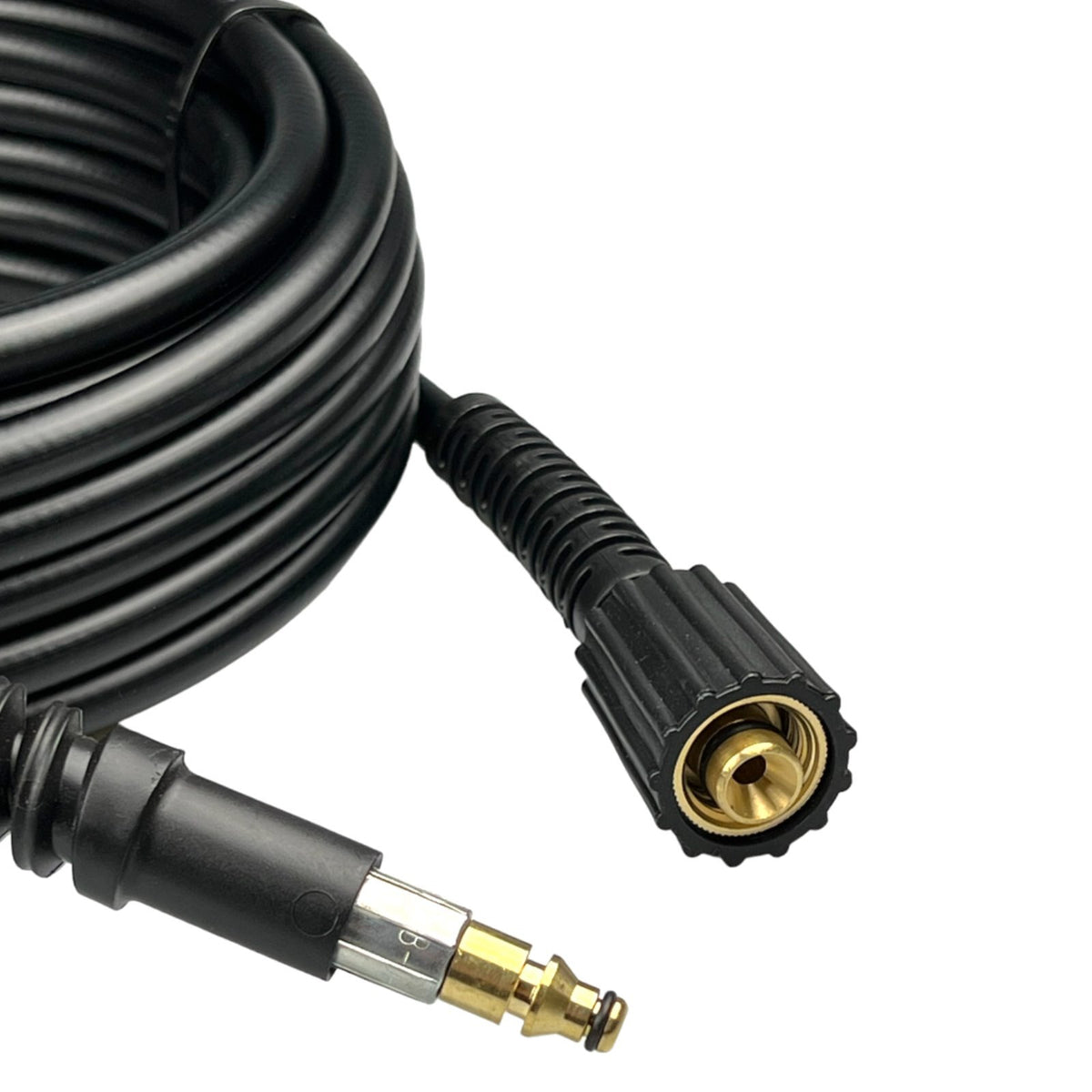 15m Hochdruckschlauch für Nilfisk, Alto HD Reiniger mit Quick Connect & 1/2" IG10