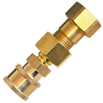 Hochdruckreiniger Schnellkupplung Buchse 1/4" auf TR20 IG Verbinder Adapter2