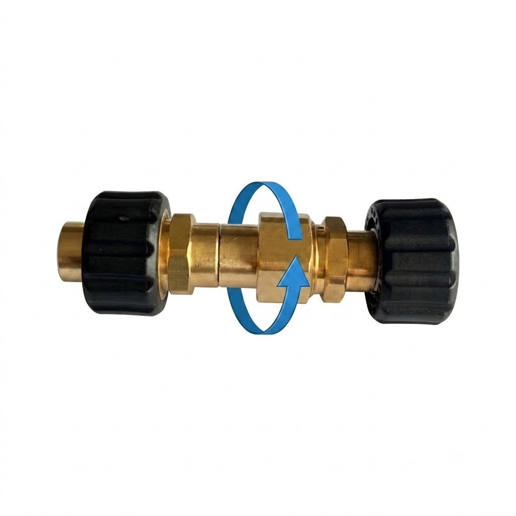 Drehkupplung M22x1,5 IG 1/4 IG 250bar Drehgelenk für Kärcher Kränzle WAP Alto4