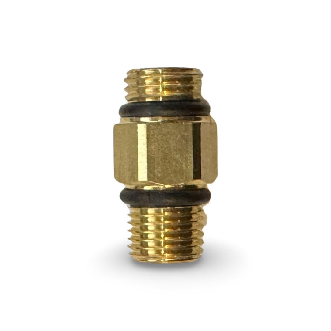 Adapter Doppelnippel Metrisch M14X1,5 x 1/4 Außengewinde Kupfer für Hochdruck2