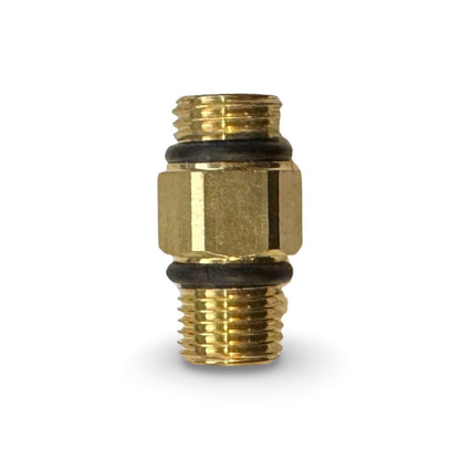 Adapter Doppelnippel Metrisch M14X1,5 x 1/4 Außengewinde Kupfer für Hochdruck2