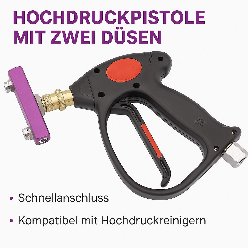 2 in 1 Doppeldüse für Hochdruckreiniger – Mehr Power, schnellere Reinigung11