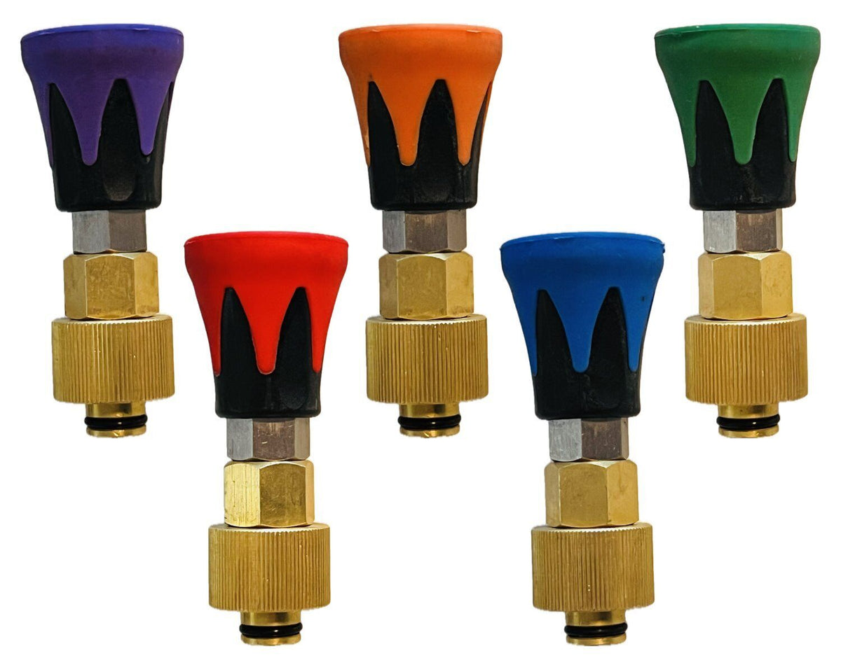 Hochdruck Düse + Schutz für Kärcher Kränzle mit TR22 IG wie EasyLock Adapter