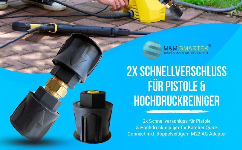 Schnellverschluss für Kärcher Quick Connect Hochdruckreiniger & für Pistole